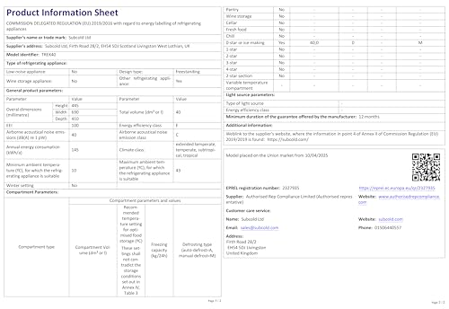 Subcold Trek40 Portable Car Fridge Freezer 40L | 12V/24V/240V Compressor Cool Box for Camping, Trucks, Boats & Travel | Quiet Outdoor Fridge/Freezer for Road Trips & Adventures - Image 8