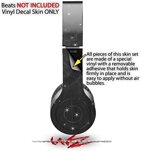 Skin Decal Wrap Works with Original Beats Solo HD Headphones Stardust Black Skin Only (Headphones NOT Included)
