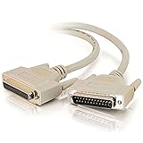 C2G 06100 IEEE-1284 DB25 M/F Parallel Printer Extension Cable, Beige (10 Feet, 3.04 Meters)