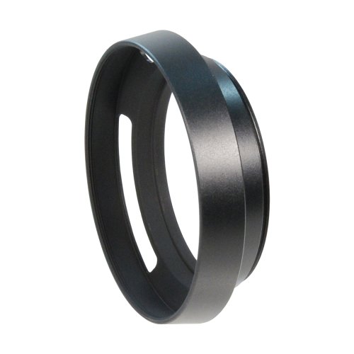 Camdesign 46Mm Pro Angle Vented Metal Lens Hood Sun Shade For Leica/Contax Zeiss/Voigtlander/Panasonic Lumix/Fujifilm/Olympus/ Nikon /Canon/Sony/Pentax/ Samsung/Sigma/ Rf Rangefinder Cameras With 55Mm Lens Cap+ Camdesign Wristband Lens Focus Ring #TOP13