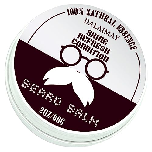 Didiseaon Cera en crema para peinar la barba para hombres crema de barba para hombres mantequilla de barba para hombres Cuidado facial hombre crema para barba cera suavizante para barba