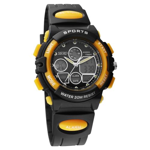 Image of Zoop Analog Digital Watch with Black Dial & Black Strap for Boys Kids, from House of Titan - NT16033PP01W