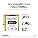 Soseieiu 800mAh Nest Thermostat Battery Replacement [TL284443] - Compatible with 2nd & 3rd Gen Nest Learning Thermostat (T3007ES, T3008US, A0013) - Includes Installation Tool Kit​