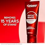 Colgate Optic White Renewal Teeth Whitening Toothpaste, Whitening Fluoride Toothpaste, Effectively Removes Tea, Coffee, and Wine Stains, Made with Hydrogen Peroxide, Brilliant Shine, 3 Pack, 3.0 oz - Image 2