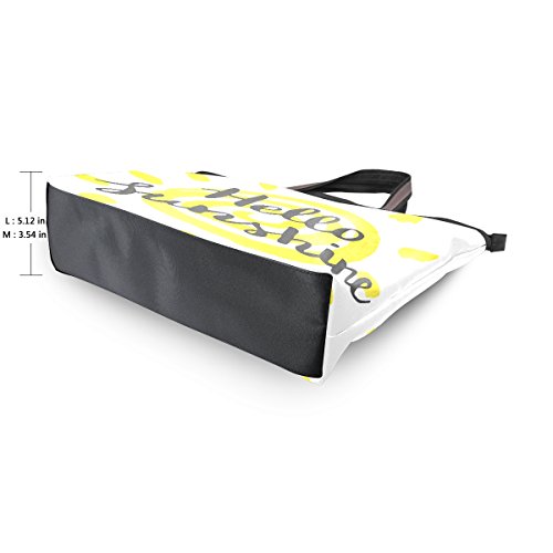 Beach Bag Hello Sunshine Partern Large Tote Top Handle Shoulder Bags3