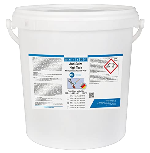 WEICON Anti-Seize High-Tech Assembly Paste | 5 kg | Protection Against Corrosion, Metal-Free