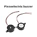 5PCS Active Piezoelectric Buzzers 2kHz±500Hz Frequency 3-24V Wide Voltages Ranges for Car Electronics and Alarms Industrial Equipment Alert Buzzer