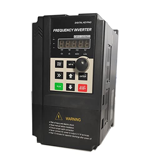 ATO 110V Input VFD, 3hp Single Phase 110V/120V Input, 220V Output Variable Frequency Drive for AC Motor Control (2.2KW) by ATO - Used condition - CA$392.72