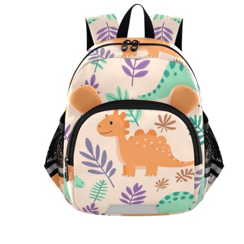 Sac à dos enfant motif dinosaure couleur unie idéal pour les sorties scolaires