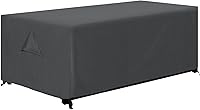 Vista 9 de ABCCANOPY Cubierta para caja de patio, impermeable y a prueba de polvo, protección de invierno, cubierta universal para muebles de exterior, 44 x 28