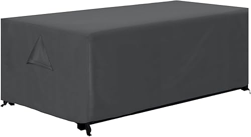 ABCCANOPY Cubierta para caja de patio, impermeable y a prueba de polvo, protección de invierno, cubierta universal para muebles de 64 x 30 x 26