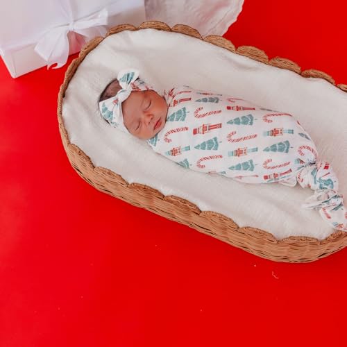 Image of Copper Pearl Swaddle Blankets for Newborns | Soft Stretchy Receiving Blankets for Boys and Girls | Large 46 x 46 Inch Baby Blankets | Lightweight and Breathable Swaddles | Nicholas