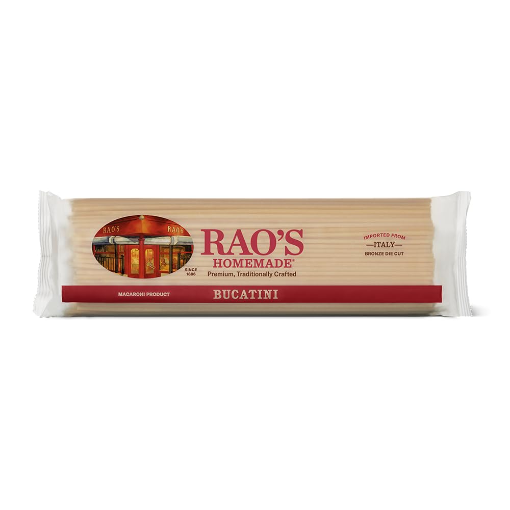 Rao's Homemade Traditionally Crafted Bucatini Pasta for Food Lovers from Italy
| Premium Quality Rao's Bucatini Pasta, 