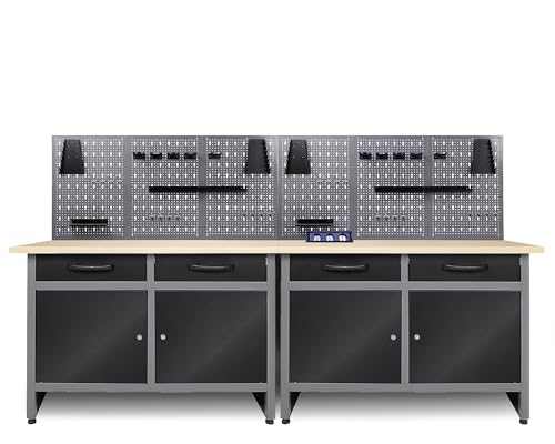 Ondis24 Werkstatt Set Werkstatteinrichtung Werner 240 cm...