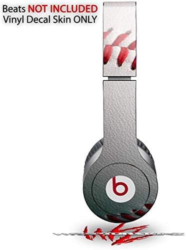 Skin Decal Wrap Works with Original Beats Solo HD Headphones Baseball Skin Only (Headphones NOT Included)