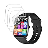 For HOIBAI スマートウォッチ フィルム 保護フィルム 高い透明度 薄型 高感度 水や油に 強い 反射低減 飛散防止 指紋防止 1.9インチ大画面【3枚入り】】
