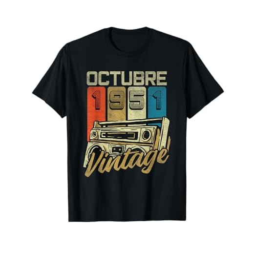 Octubre 1951 Vintage - 73 Años Regalo Cumpleaños Hombre Camiseta