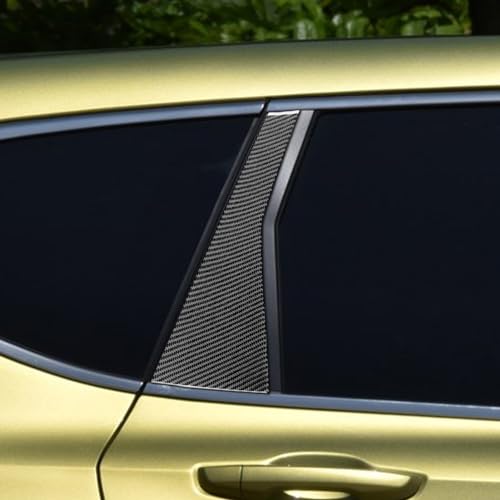 Real Premium Carbon Fiber Compatible with Honda CRV 2017 2018 2019 2020 2021 Accessories Car Pillar B Cover Sticker Decal Auto Interior Trim