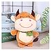 Porte-clés 1pc 12cm Petite Vache Poupée Farcée Animal Poupées Pendentifs Pendentifs Petite Vache Peluche Porte-clés Lovers Amis Cadeau de Noël (Color : A2)