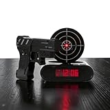 sgyegig Wake Strike Alarm Clock, Interactive Alarm Clock with Game, No Snooze Wake Up Clock with Custom Sounds, Fun Alarm for Heavy Sleepers, Loud Alarm Forces You Out of Bed (A)