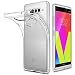 LG V40 ThinQ Case, LG V40 Case, PUSHIMEI Soft TPU Crystal Transparent Slim Anti Slip Anti-Fingerprint Full-Body Protective Phone Case Cover for LG V40 ThinQ/LG V40 Storm (Clear TPU)
