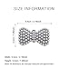 Ruihfas Fashion Pearl Rhinestones Bow Shoe Clips Buckles Crystal Bowknot Hat Dress Shoes Clip Decoration, 2 PCS (Silver Tone Pearls)