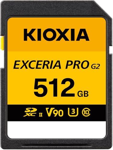 KIOXIA(キオクシア) SDカード EXCERIA PRO G2 512GB SDXC UHS-Ⅱ U3 V90 Class10 読出速度310MB/s メーカー保証5年 KLNXUB512G (B0GWQK7KW5) Amazon価格推移・価格追跡