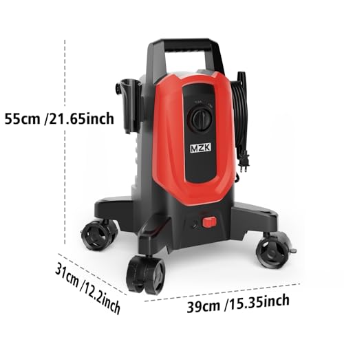 Pressure Washer,5200PSI Power Washer with 4 Quick Connect Nozzles, High Pressure Cleaning Machine with Foam Cannon for Cars/Fences/Driveways/Patios/Home Cleaning