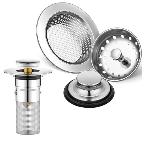 Kitchen Sink Strainer with Stopper