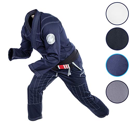 Gold BJJ Jiu Jitsu Gi - Ultra Lightweight Men's Aeroweave - Preshrunk Brazilian