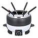 Produktbild Cuisinier Deluxe Elektrisches Fondue Set 800W  Elektrische Pfanne 2L für 6 Personen - Geeignet für Käsefondue und Schokofondue  Inkl. Fonduegabeln  Einstellbare Temperatur  Edelstahl