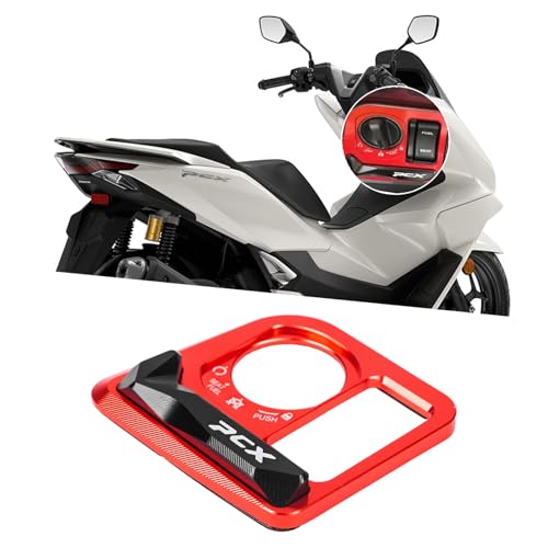 ShiBinJP For PCX125 PCX160 PCX125 PCX160 2025 2024 2023 �I�[�g�o�CCNC�A���~�����L�[�X�C�b�`�J�o�[�ی�J�o�[�d���h�A���b�N�O���p�b�`�ی�t���[���ɓK���Ă��܂� (���b�h) [���s�A���i]