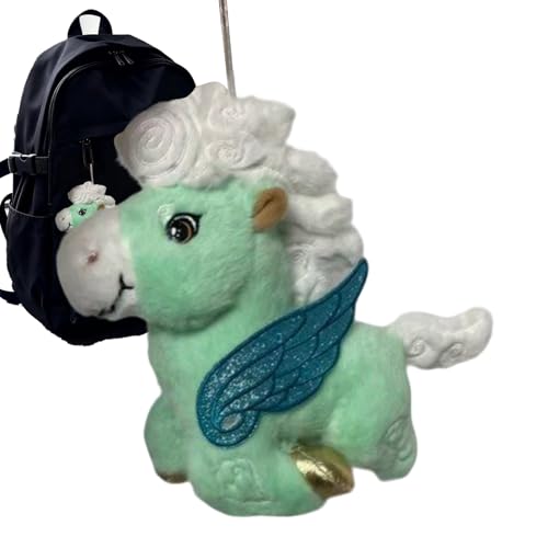 Llavero de peluche de mascota china auspiciosa y suave colgante decorativo para bolsos
