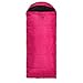 Lucky Bums Compact Lightweight Muir Spring Summer Fall Sleeping Bag Youth 40°F/5°C with Digital Accessory Pocket Compressing Carry Bag Included, Pink, 50.