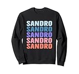Cadeau amusant Sandro Prénom personnalisé Sweatshirt
