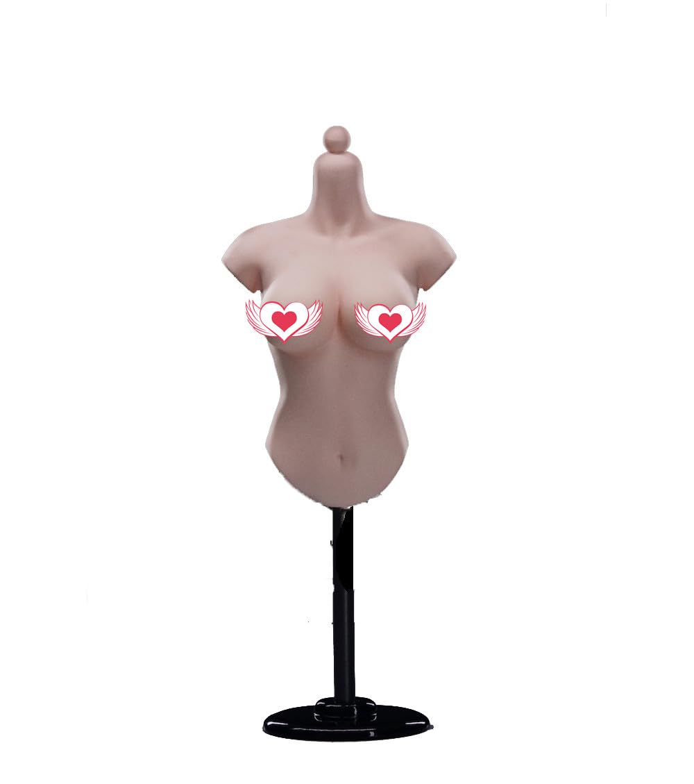 Tête de buste sculptée 1/6 aux finitions haut de gamme Pale Skin B féminin