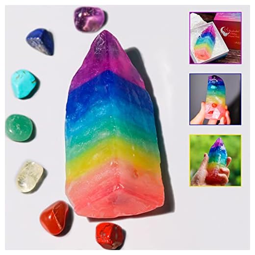 Crystal Chakra Soap Rock - Jasmine Fragrance