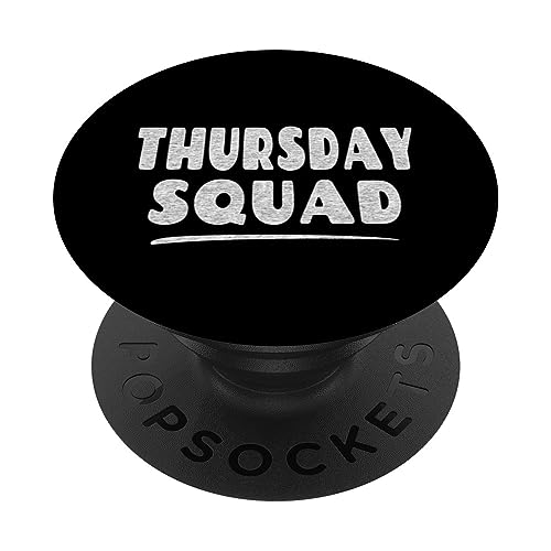 Thursday Squad - Fun Matching Group for Thursday PopSockets Swappable PopGrip, Black
