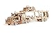 Wood Trick Model Car Trailer Addition for Big Rig Truck, Toy Trailer with Mini SUV Toy Car - 3D Wooden Puzzle, ECO Wooden Toys, Best DIY Toy - STEM Toys for Boys and Girls