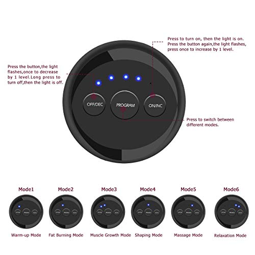 HURRISE Elettrostimolatore Muscolare, EMS Suscolo