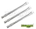 Gas Barbecue Parts Factory 18501(3-pack) Replacement BBQ Pipe Tube Gas Grill Burner for for Mcm, BBQ Brinkmann, Uniflame, Lowes Model Grills (15 5/8" X 1")