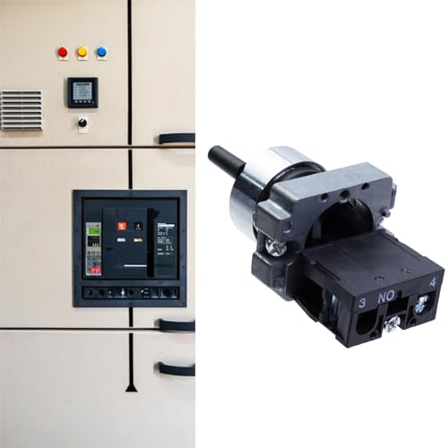 Antrader 3pcs ZB2-BE101 SPST 1NO 2 Pin 2 Position 22mm Latching Round Top Rotary Selector Switch AC 600V 10A by Antrader - Image 4