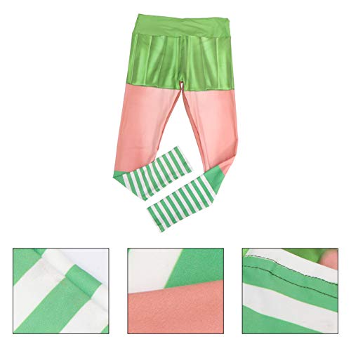 PRETYZOOM St. Leggings Patricks Day Leggings Verde Irlandês Shamrock Leggings Calça Capri Estampada