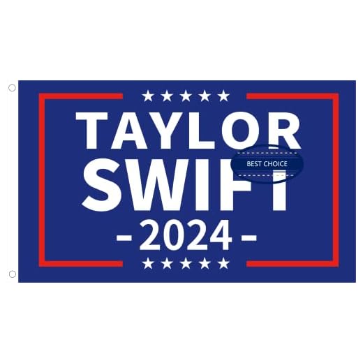 Taylor flag 3x5 Ft Outdoor Indoor,2024 flag for Bedroom Living room dorm wall with Brass Grommets Vivid Color and Fade Proof Decorations