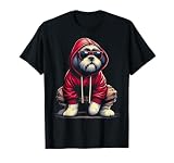 Disfraz de perro Shih Tzu a juego para papá, mamá, amantes de las mascotas Camiseta