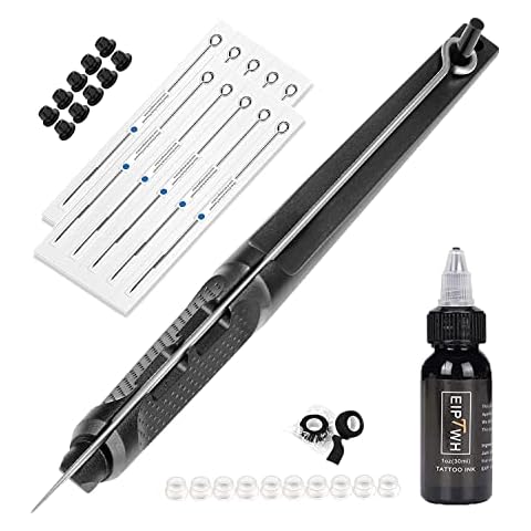 Kit de tatuaje con herramientas de mano y tinta Cover