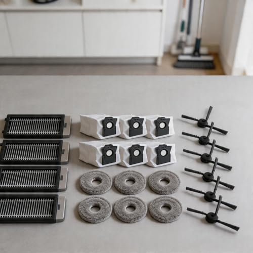 Filtres et brosses latérales pour pack de rechange robot P60