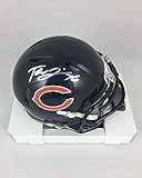 Teven Jenkins Signed Autographed Chicago Bears Blue Speed Mini Football Helmet with Beckett COA