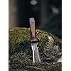 Barebones Hori Hori Ultimate - Garden Knife with Double-Edged Tempered Steel Blade, Walnut Handle, Ambidextrous Use, Japanese Knife Garden Tool for Weeding and Gardening (Tool Only)