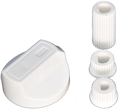 Cooker Control Knobs With Adapters Ufixt Universal Cooker S - Set Of 6 Silver Knobs With Adaptors For Most Major Brands Oven Control Knob - Foto 8